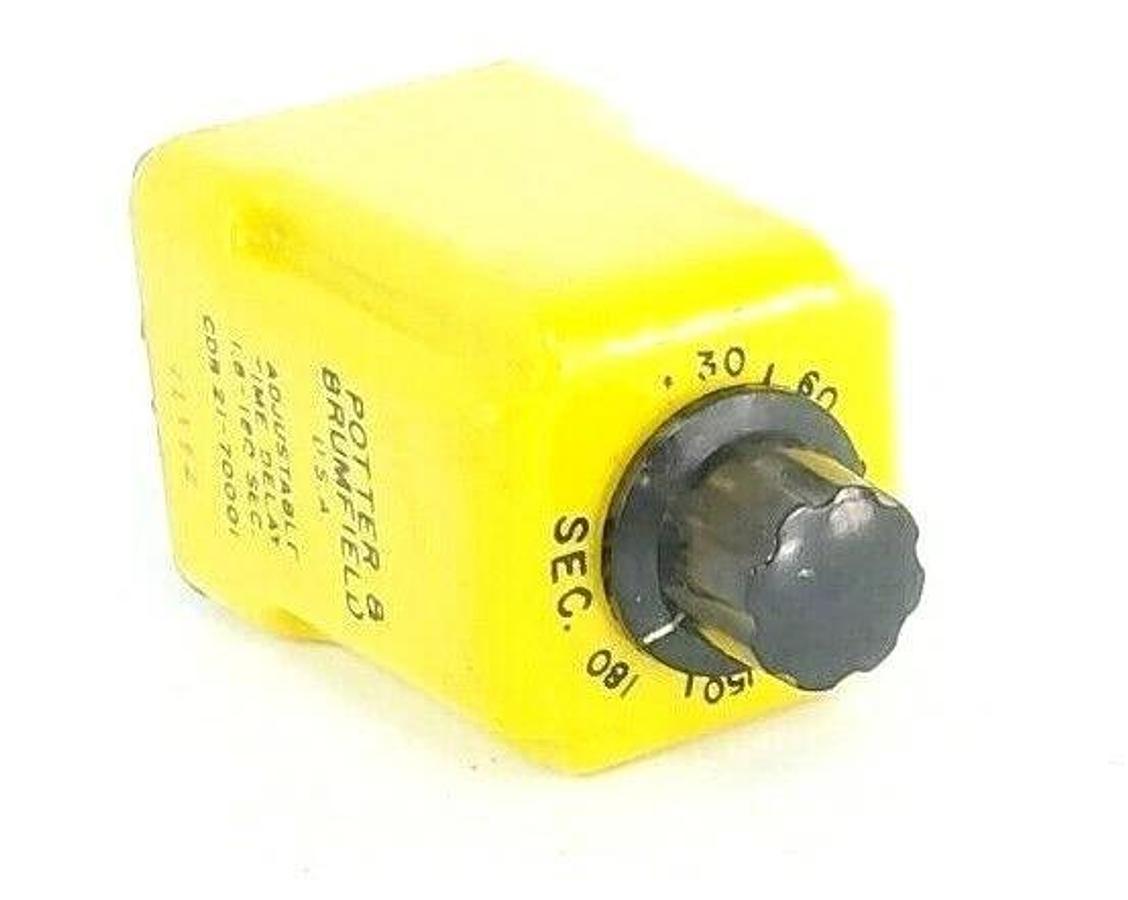 Used POTTER & BRUMFIELD CDB-21-70001 TIME DELAY RELAY 1.8-180SEC CDB2170001