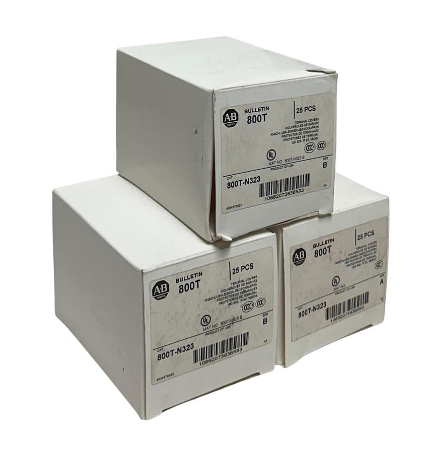 48 ALLEN BRADLEY 800T-N323 /A & B BULLETIN 800T TERMINAL COVERS OEM NSMP