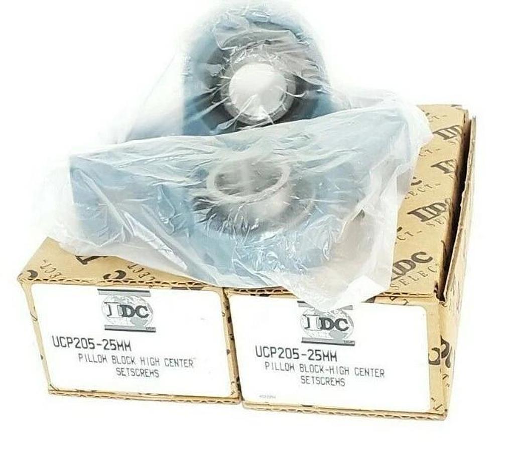 Used LOT OF 2 NIB IDC SELECT UCP205-25MM PILLOW BLOCK BEARINGS UCP20525MM