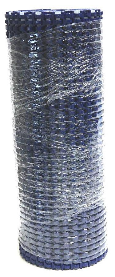 Used NEW M1233 BLUE AC MODULAR 4FT LENGTH 13.75IN WIDTH CONVEYOR BELT 13.75" X 4'