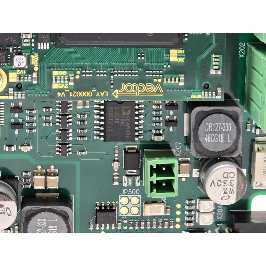 Used VECTOR VT6204 4-CHANNEL NETWORK MODULE W/(4)22070 FOR VT SYSTEM HIL TESTING NSNP