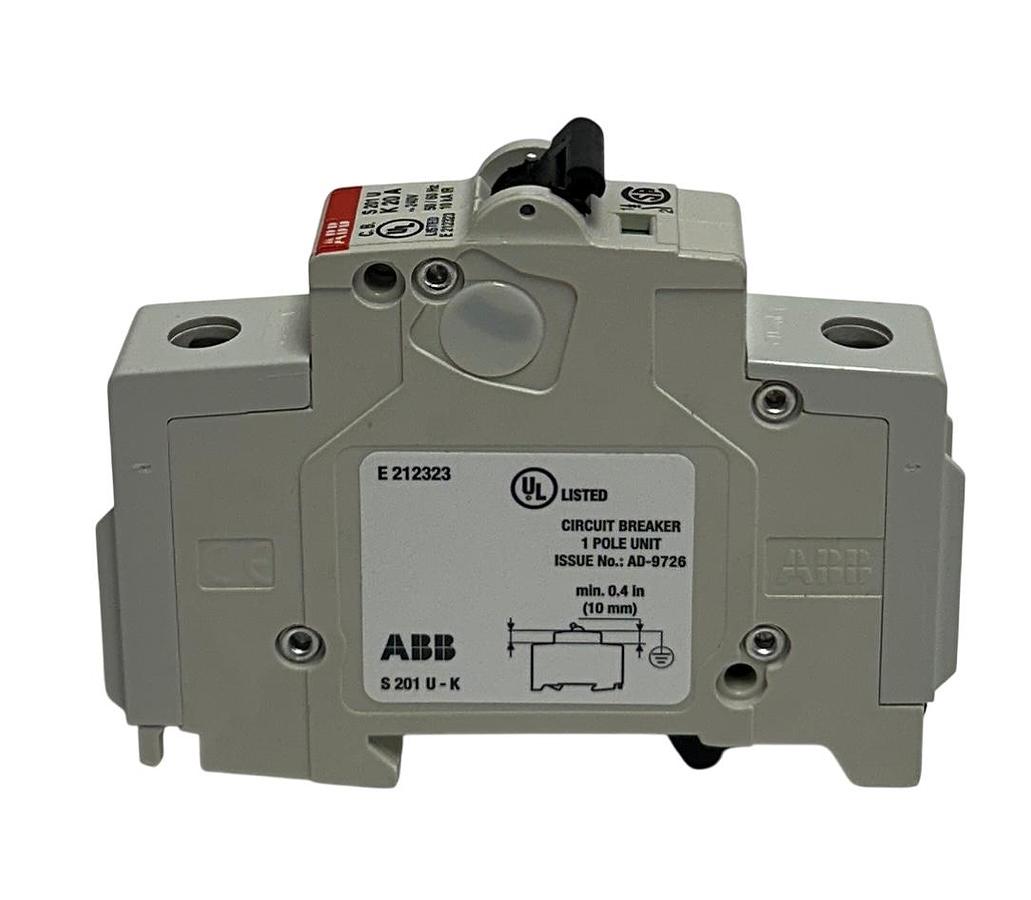 Used ABB S201U-K20 / S201U-K20A MINI CIRCUIT BREAKER 240V 20A OEM NSNP