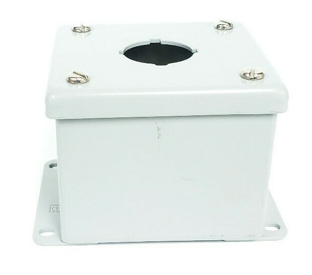 Used NEW HOFFMAN 2VB59 PUSHBUTTON ENCLOSURE PBGX1 E1PB NEMA 12, 13