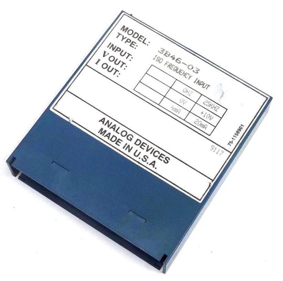 Used ANALOG DEVICES 3B46-03 ISOLATED FREQUENCY INPUT MODULE 3B4603