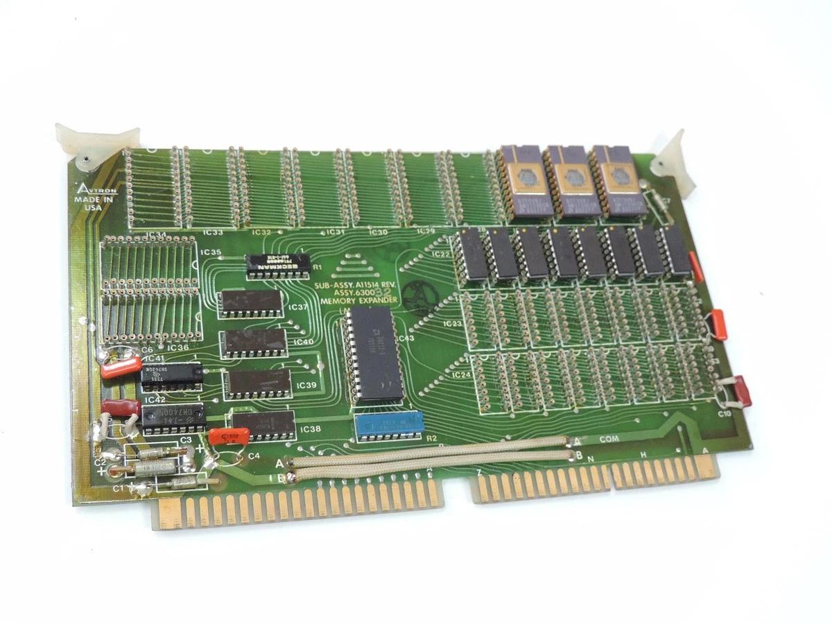 Used AVTRON A11514 MEMORY EXPANDER MODULE ASSY. 630032