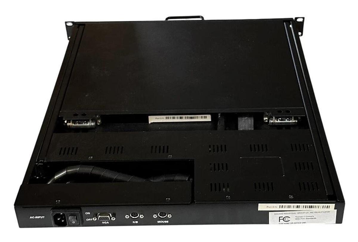 MACASE INDUSTRIAL GROUP RM-KI-P1UKVM / RM-KI-P1UKMV RACK MOUNT MONITOR 15'' NSMP