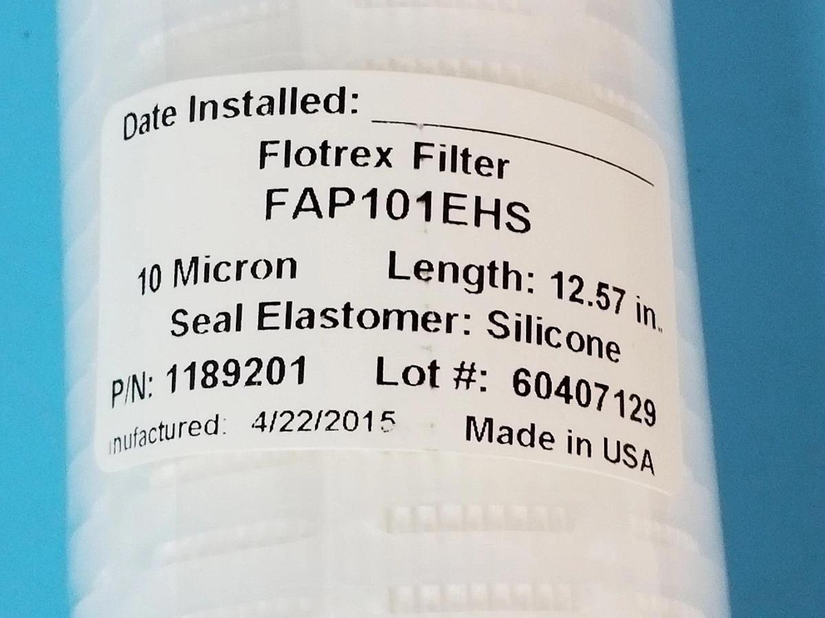 Used NEW GENERAL ELECTRIC / FLOTREX FAP101EHS PLEATED FILTER CARTRIDGE 1189201
