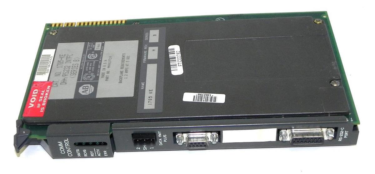Used ALLEN BRADLEY 1785-KE COMM CONTROL MODULE SER. B FIRMWARE REV. H P/N: 440019714