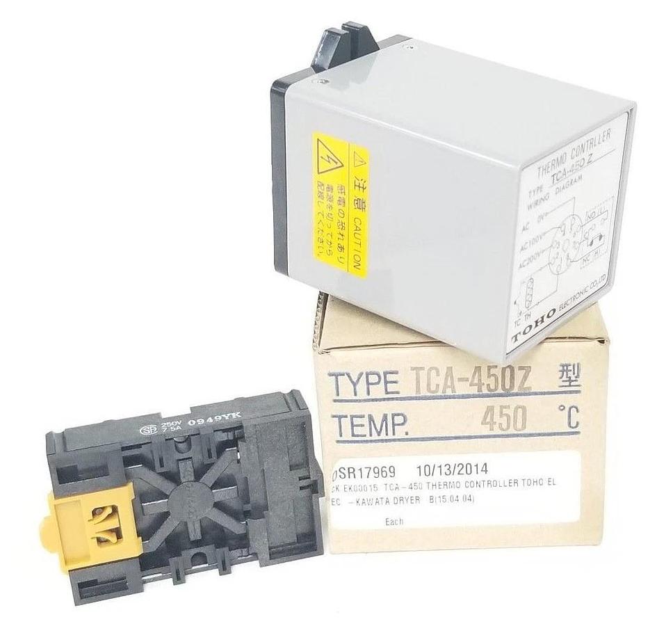 Used NIB TOHO TCA-450 Z THERMO CONTROLLER, 450 DEG. C, TCA450Z