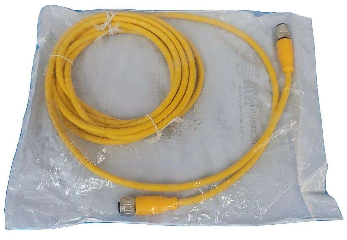Used NEW BALLUFF BCC M415-M413-3A-300-EX43T2-030 DOUBLE-ENDED CORDSET BCC0EUN