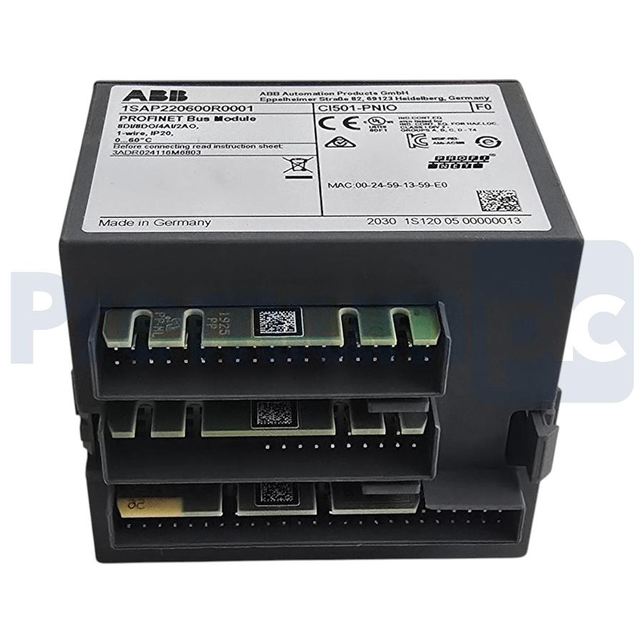 Used ABB CI501-PNIO | 1SAP220600R0001 AC500/S500 PROFINET Bus Module 8DI/8DO/4AI/2AO