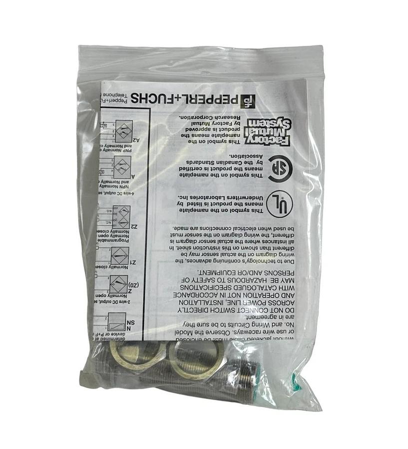 Used NEW PEPPERL+FUCHS NJ5-18GM70-E2-H77 'S' / 14191S PROXIMITY SENSOR 10-30VDC 200mA