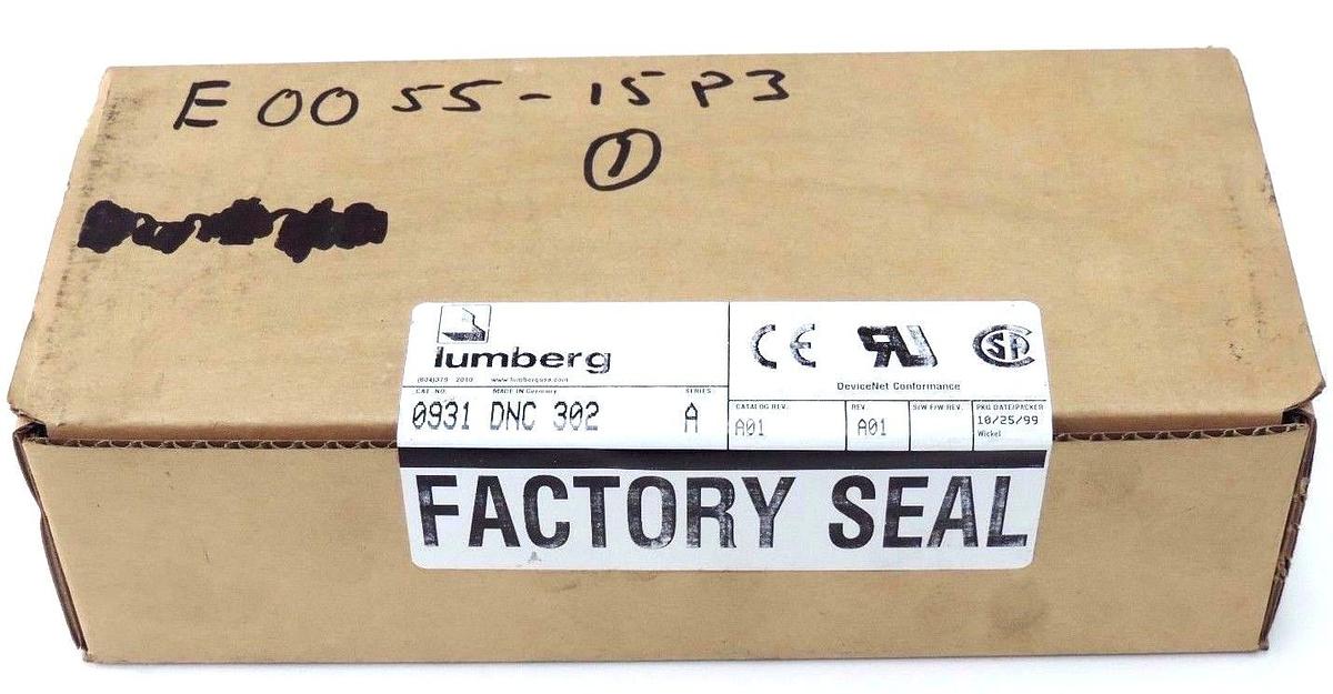 Used F/S LUMBERG 0931-DNC-302 DISTIBUTION BOX DEVICENET PASSIVE 8-PORT 0931DNC302
