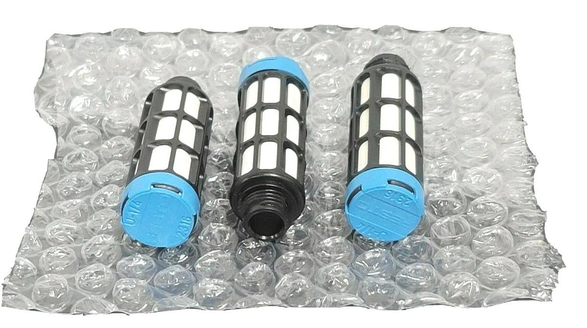LOT OF 3 NEW FESTO U-1/2 SILENCER PNEUMATIC MUFFLERS 2316