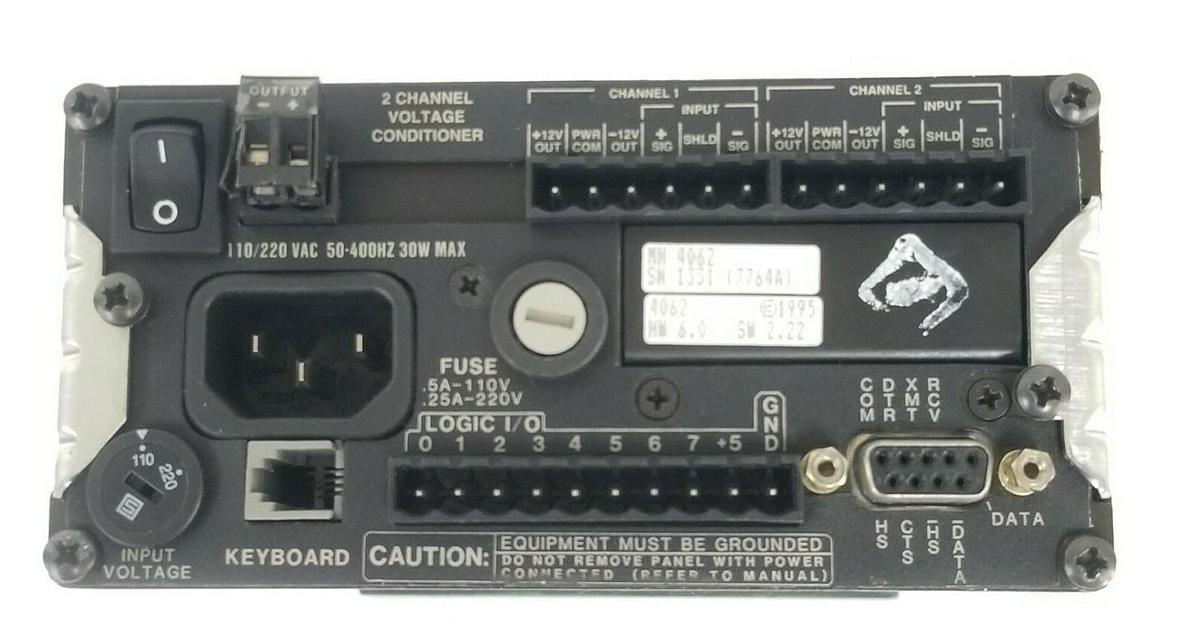 Used DAYTRONIC 4062 SERIES CONTROLLER 4062 HW: 6.0, 110/220 VAC 50-400HZ 30W MAX
