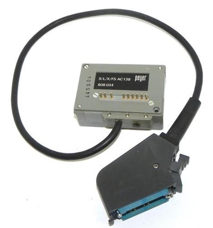 Used PEYER S/L/X/FS AC138 CONNECTOR 808.034