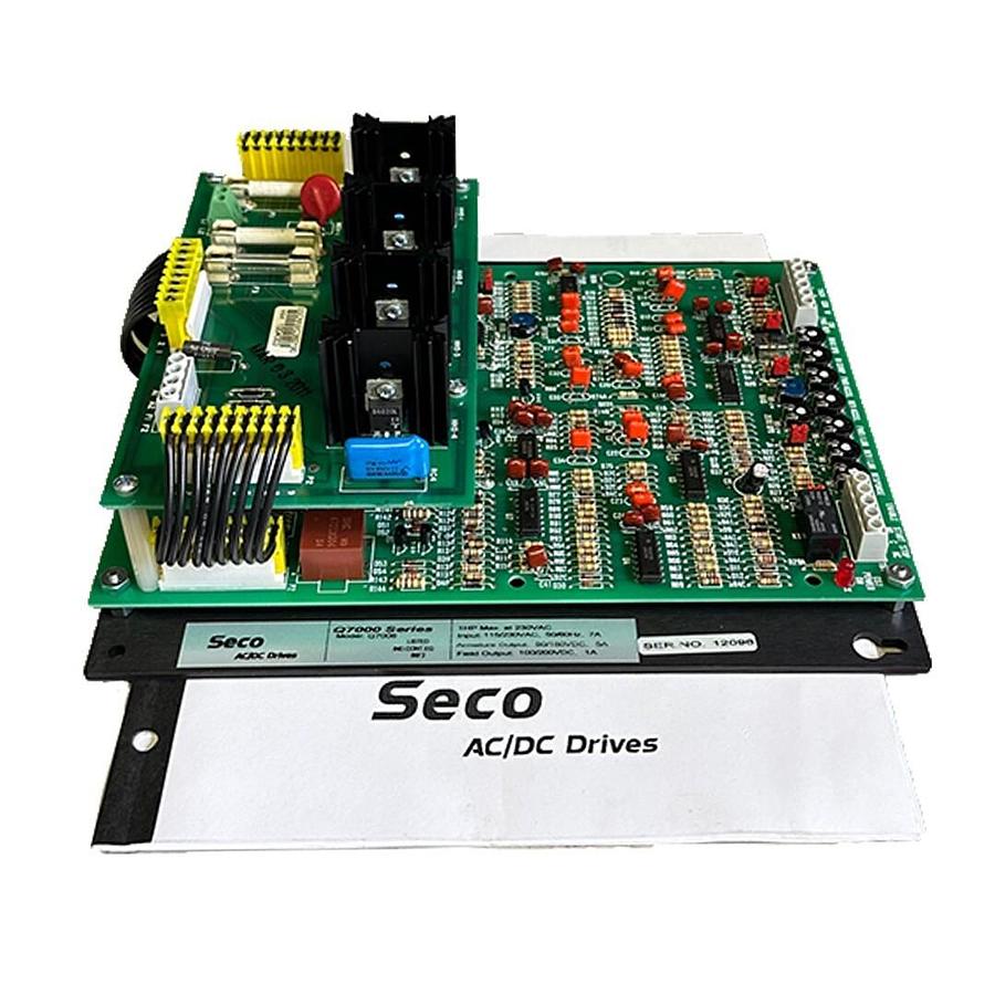 Used SECO WARNER ELECTRIC Q7006 QUADRALINE 7000 REGENERATIVE DC DRIVE 1HP @ 230V NSNP
