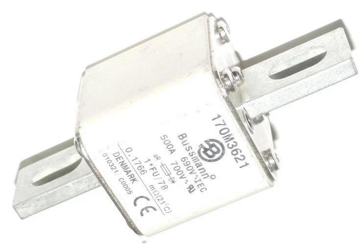 Used COOPER BUSSMANN 170M3621 FUSE 500A