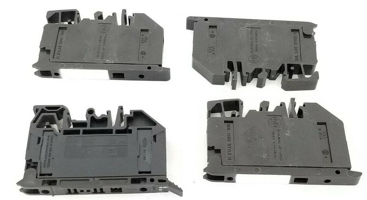 Used LOT OF 4 ALLEN BRADLEY 1492-H CONTACT BLOCKS 1492H BLACK