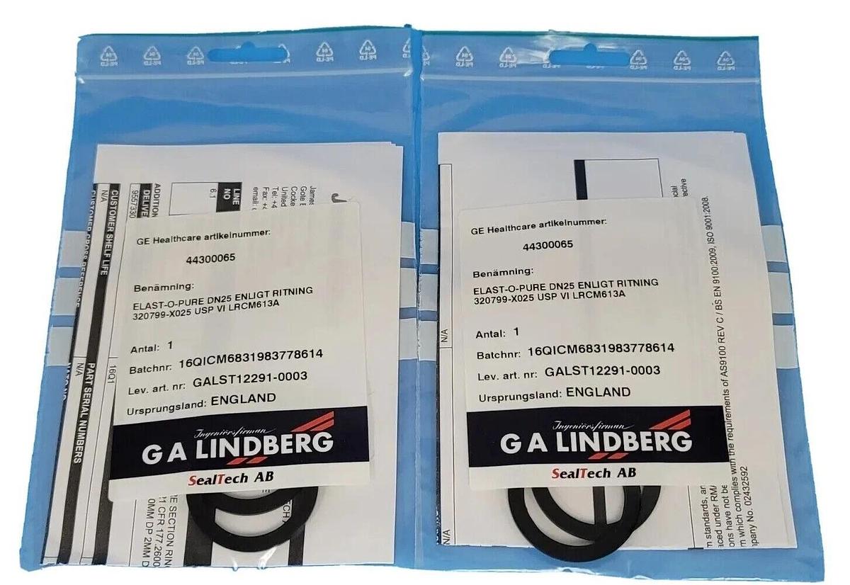 Used NEW GE HEALTHCARE 44300065 KIT GALST12291-0003 ELAST-O-PURE DN25 320799-X025