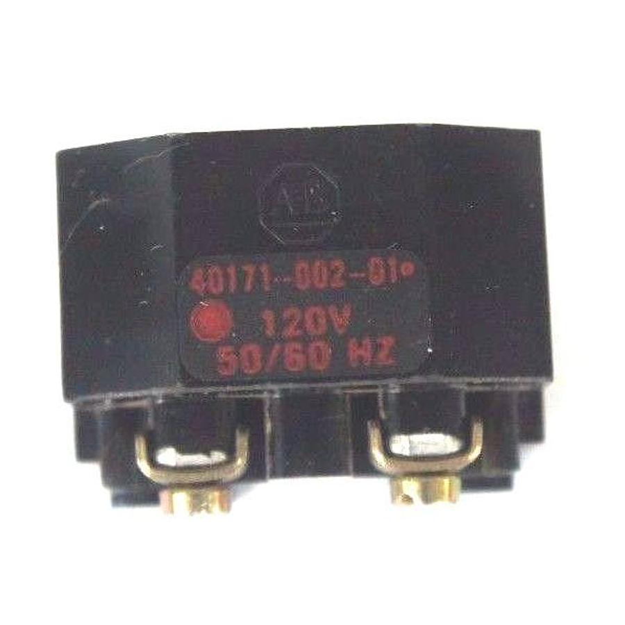 Used LOT OF 2 ALLEN BRADLEY 40171-002-01 TRANSFORMER MODULES FOR PILOT LIGHT 120VAC