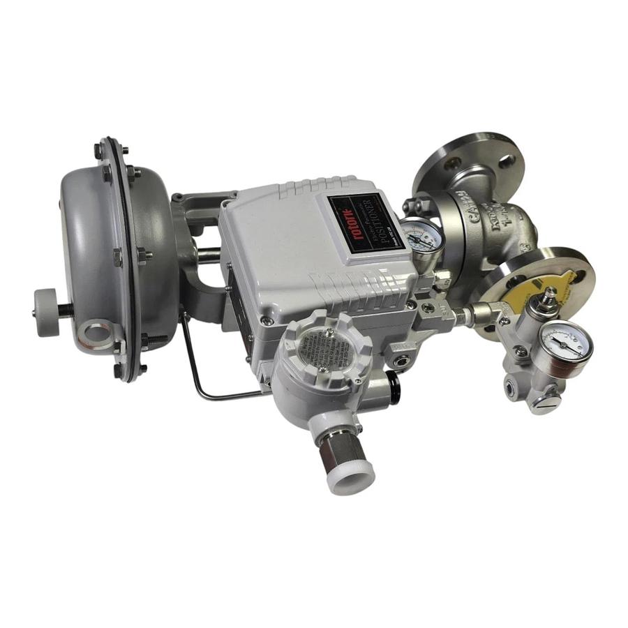 Koso 501T 1" x 3/4" S/S Control Globe Valve w/ Rotork YT-1000 E/P Positioner NEW