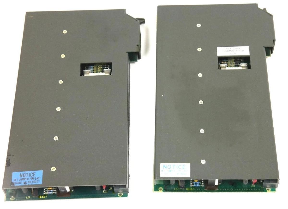 Used LOT OF 2 ALLEN BRADLEY 1771-OBD 10 TO 60 VDC OUTPUT MODULES P/N: 966215-01