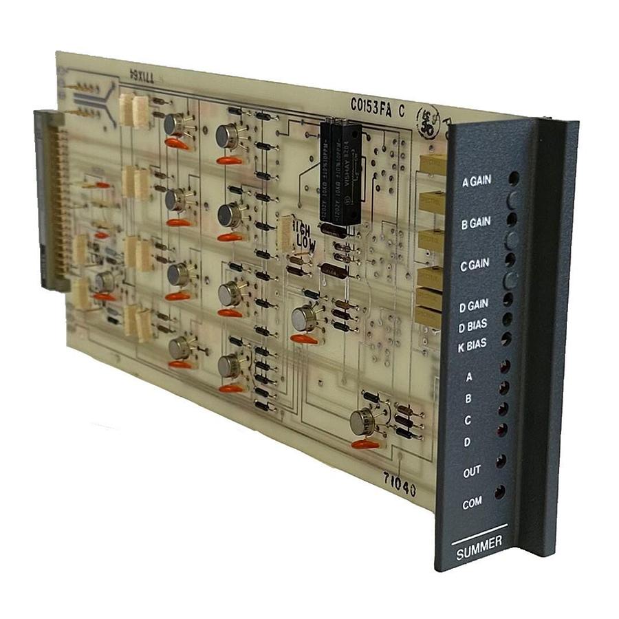NEW FOXBORO N-2AX+SUM / N2AXSUM SUMMER MODULE C0153FA F8201A C0153FD-A