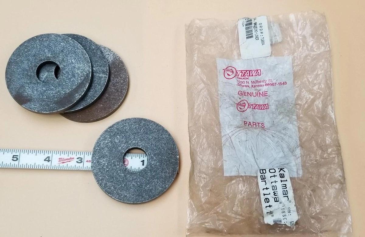 LOT OF 4 NEW KALMAR OTTAWA 53517122 WASHERS, SNUBBING-LOWER