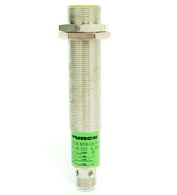 Used NEW TURCK RU30-M18-LIX-H1141 SENSOR 4...20 mA  RU30M18LIXH1141