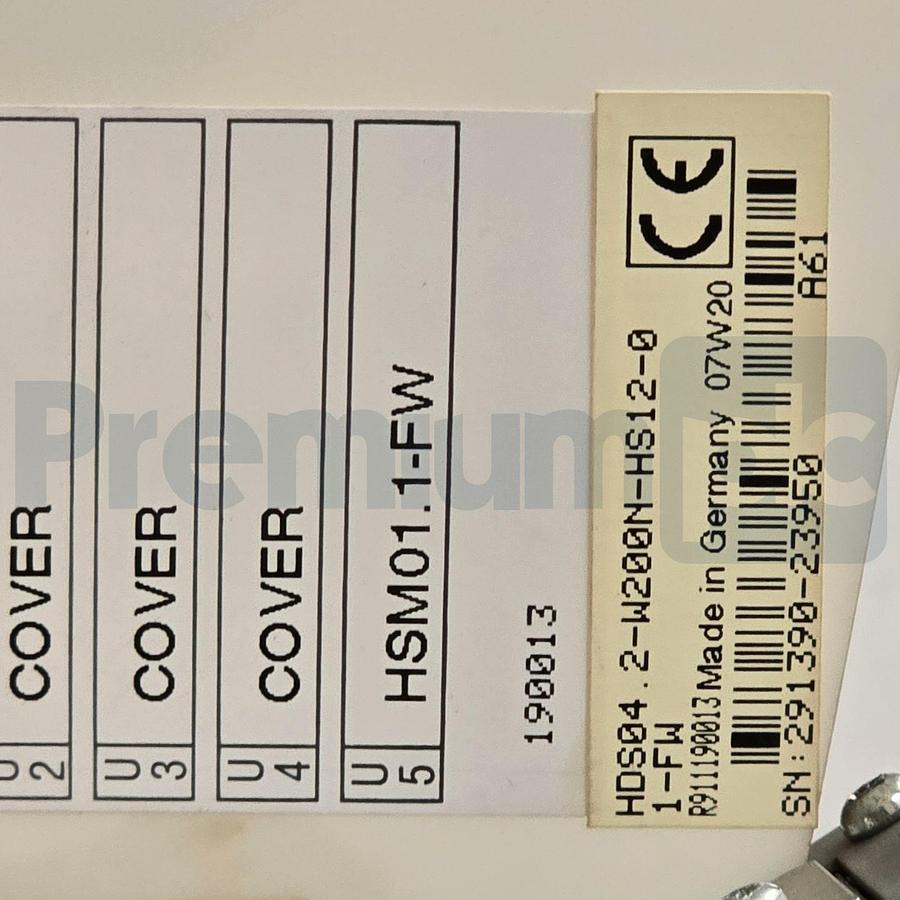 Used Indramat Rexroth HDS04.2-W200N-HS12-01-FW | R911190013 DIAX04 Servo Drive XLNT