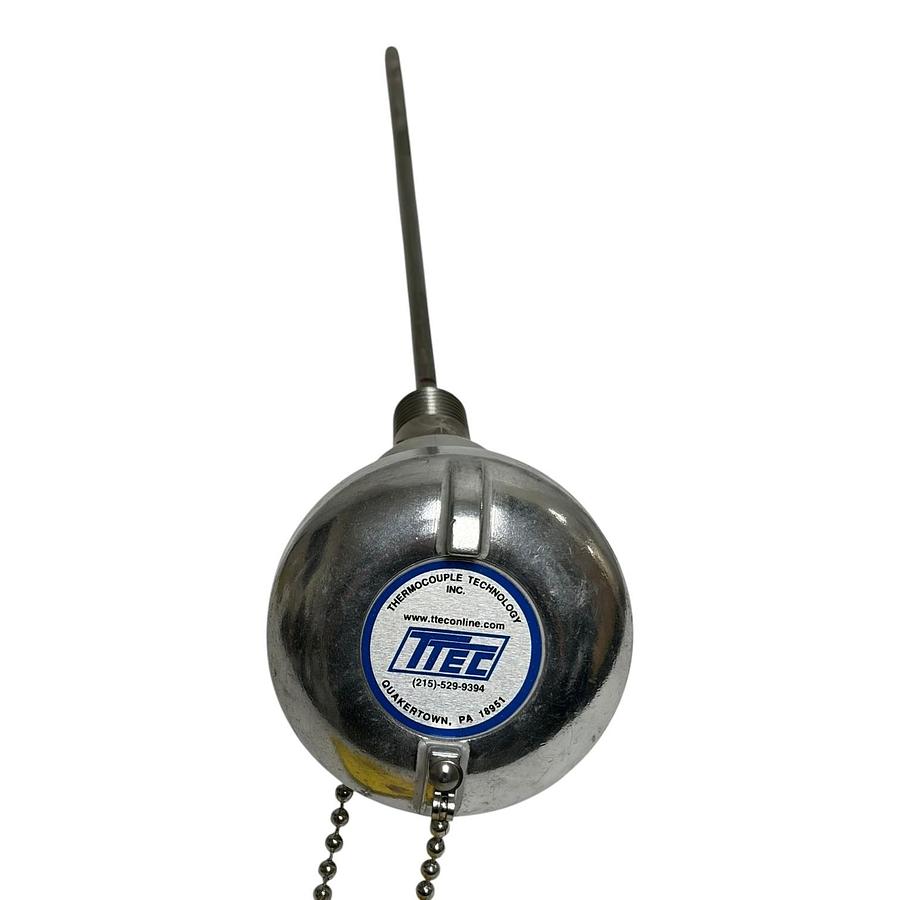 Used T-TEC Thermocouple Probe 1021J-8-875-0-S-B3-54 Type J Temp Sensor