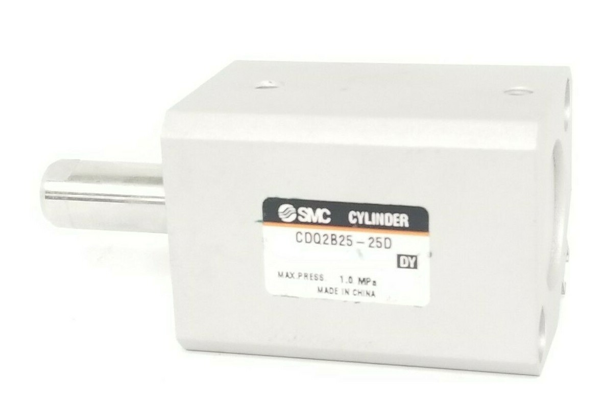 Used SMC CDQ2B25-25D CYLINDER CDQ2B2525D, MAX PRESS: 1.0 MPa