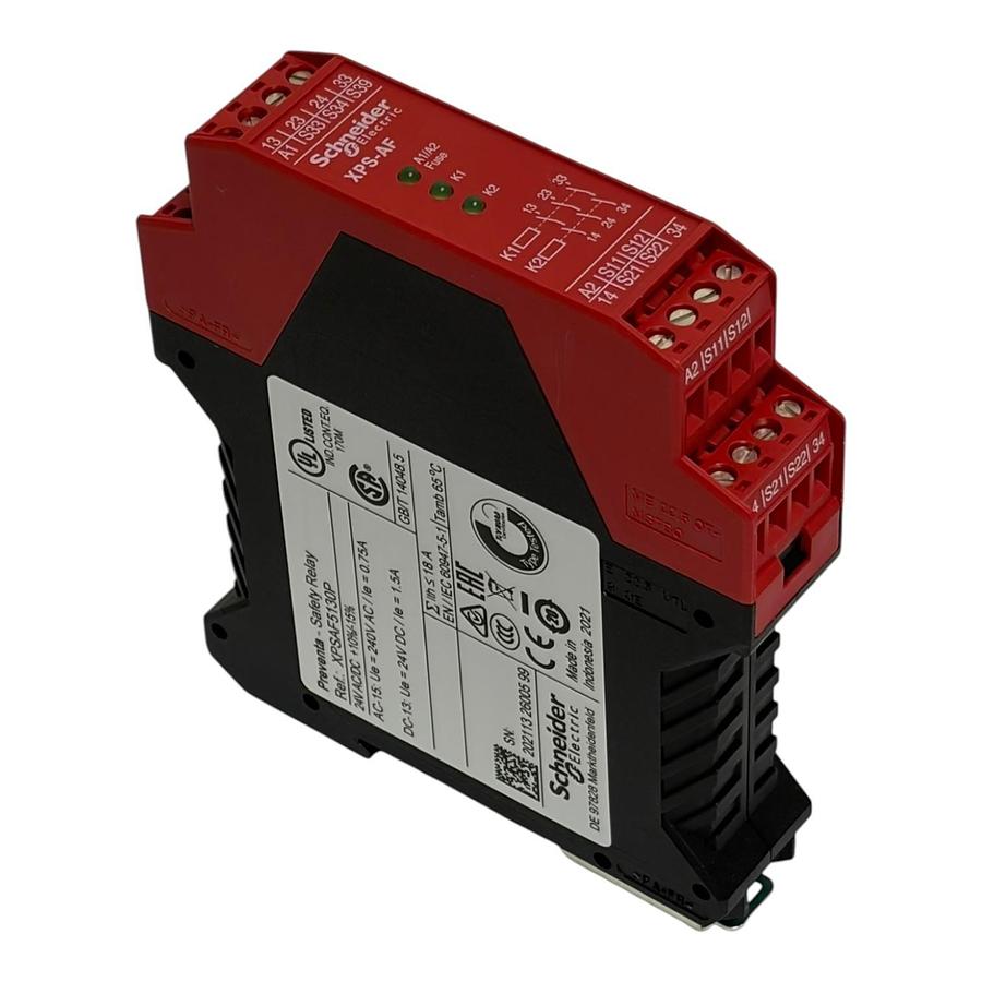 Schneider Electric Preventa XPSAF5130P Safety Relay Module 24V AC DC 3 NO New