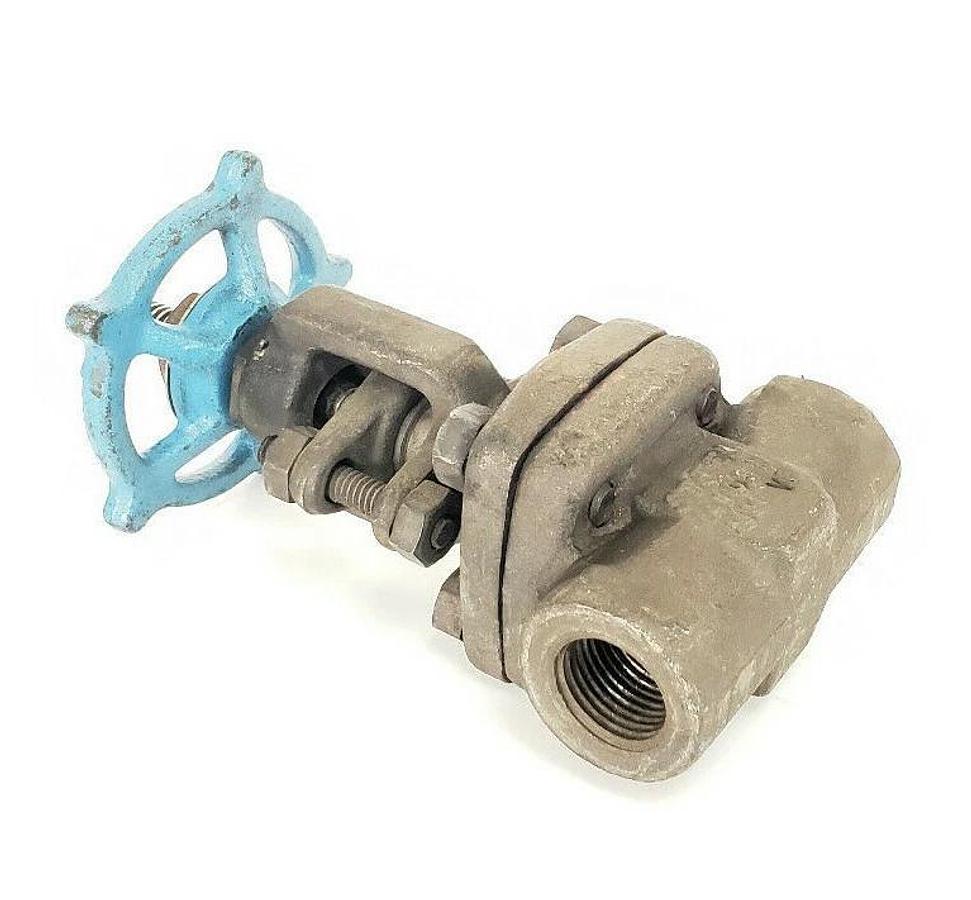 Used VELAN S-2054B-02TY GATE VALVE, SIZE 1/2", CLASS 900, 1975 PSIG, S2054B02TY