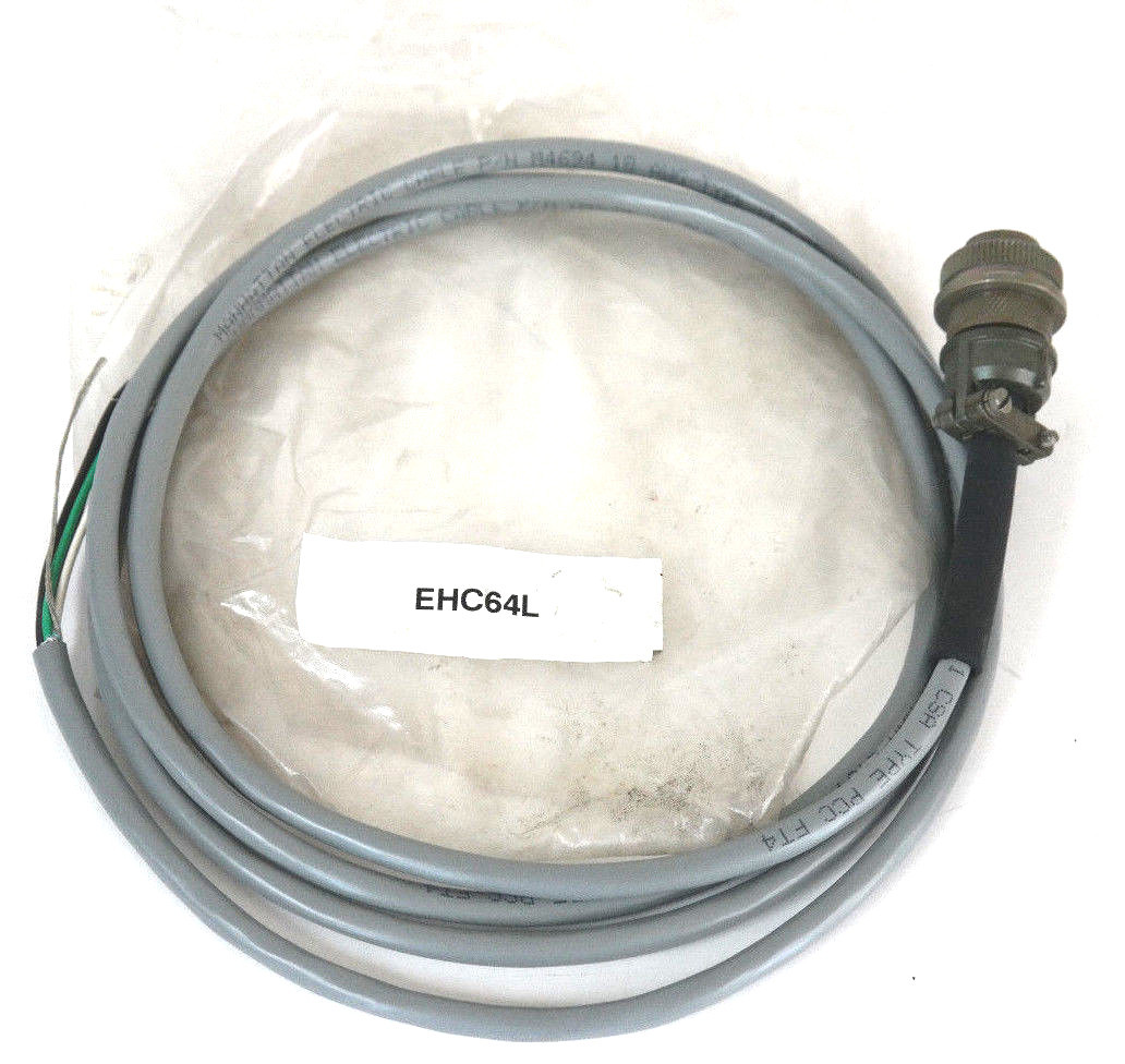 Used NEW EHC64L 4-PIN CONNECTOR CABLE ASSEMBLY M4694, MS-25F