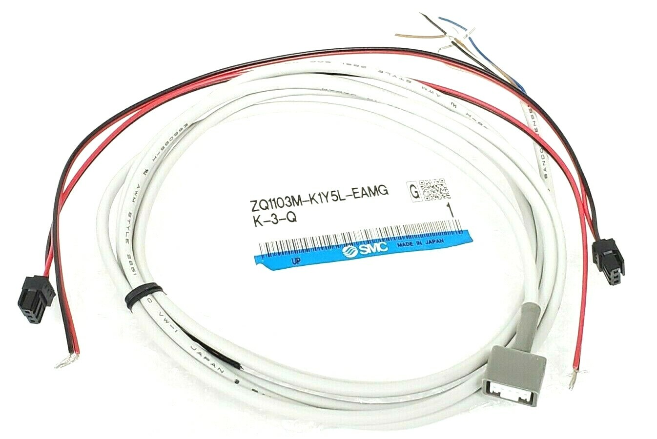 Used NEW SMC ZQ1103M-K1Y5L-EAMGK-3-Q VACUUM EJECTOR CABLES (CABLES ONLY) E66085-H