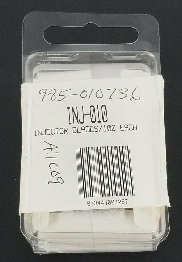 Used NEW PACIFIC HANDY CUTTER INJ-010 INJECTOR BLADES (QTY: 100) INJ010