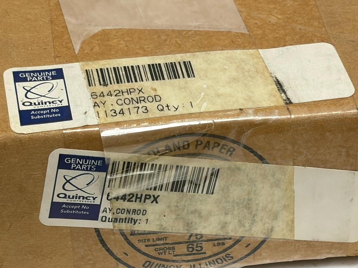 Used Quincy 6442HPX Connecting Rod and Bearing Kit Model 325 Compressor New
