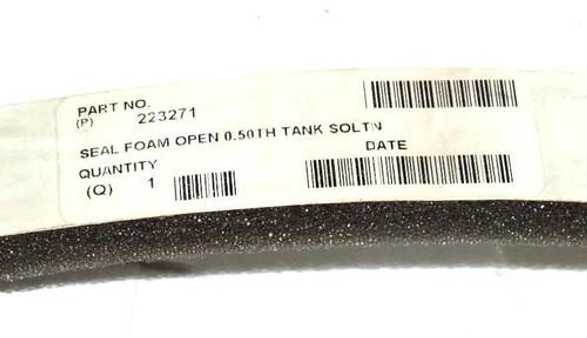 Used LOT OF 5 NEW TENNANT NOBLES 223271 SEAL FOAM OPEN 0.50TH TANK SOLTN