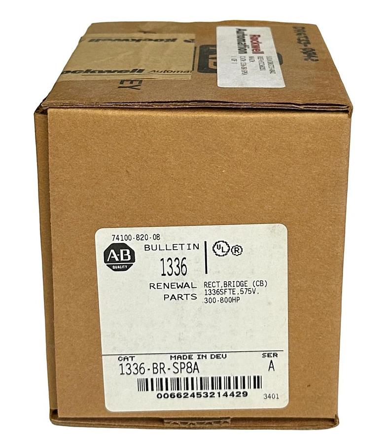 Used NEW SEALED ALLEN BRADLEY 1336-BR-SP8A /A RECTIFIER BRIDGE CB 1336SFTE 300-800HP