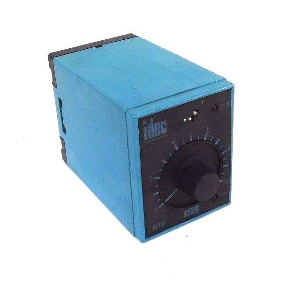 Used IDEC RTE-PF1 ELECTRONIC TIMER 120V, 50/60HZ, 0-10S, RTEPF1