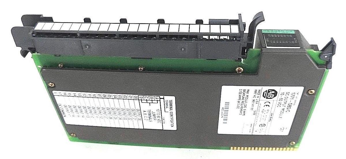 Used ALLEN BRADLEY 1771-OBD/C SER.C, REV. C01, DC OUTPUT MODULE 10-60VDC 96211471 E01