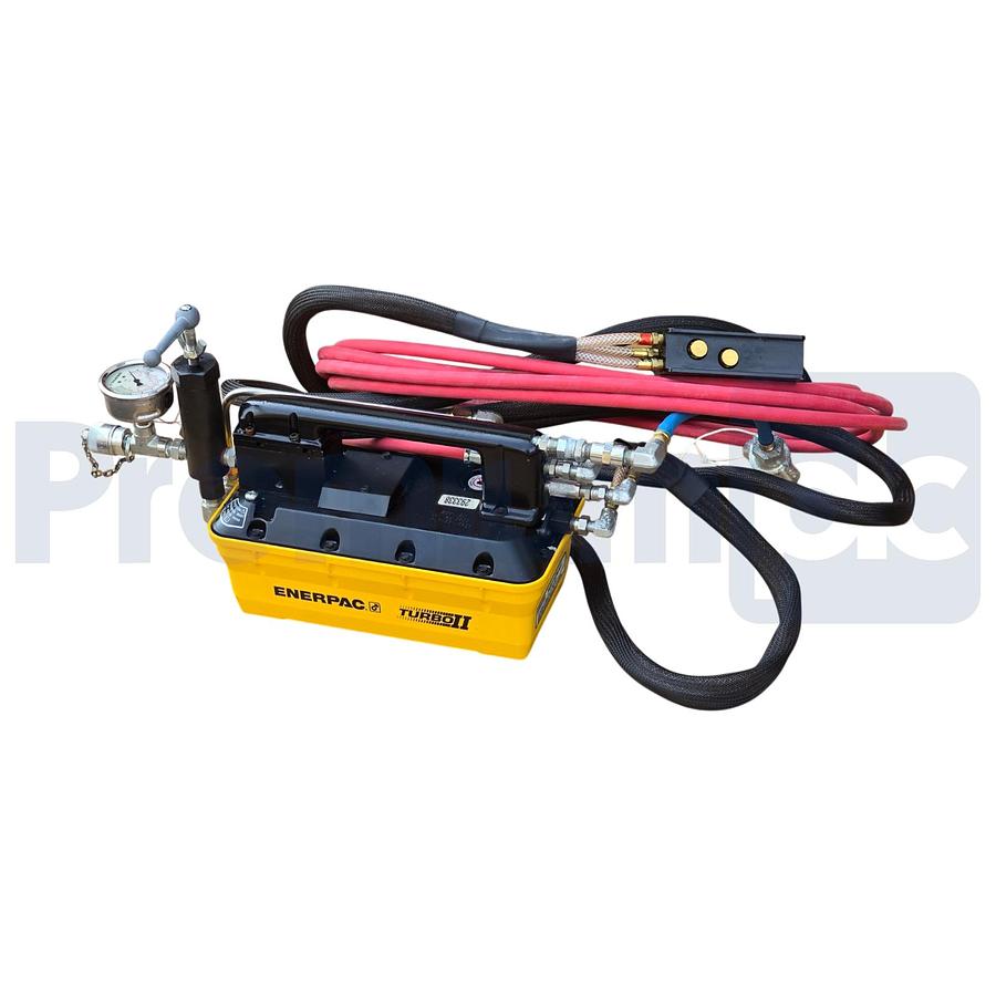 Used Enerpac PARG1102NU101 Turbo II Torqlite Air Hydraulic Pump PARG1102N w/Pendant