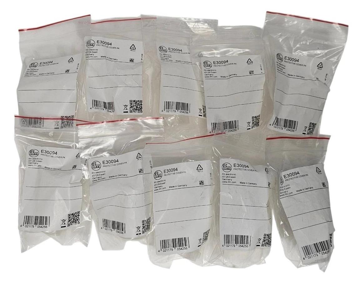 Used LOT OF 10 NEW IFM E30094 PROTECTIVE COVER PK