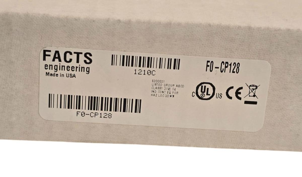 Used FACTS ENGINEERING F0-CP128 DirectLOGIC DL05/06 3-PORT COMMUNICATION MODULE NSMP