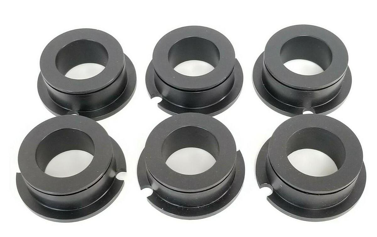 LOT OF 6 NEW GENERIC LN1005 PLASTIC FLANGE BUSHINGS 4'' O.D.