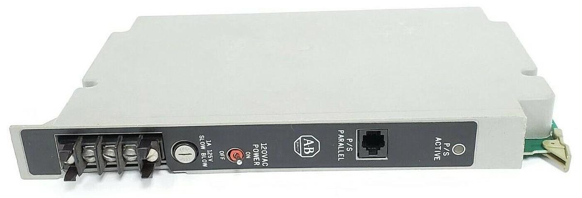 Used ALLEN-BRADLEY 1771-P3 120VAC POWER SUPPLY MODULE 0.42A, 50/60HZ, 5VDC/3A OUT