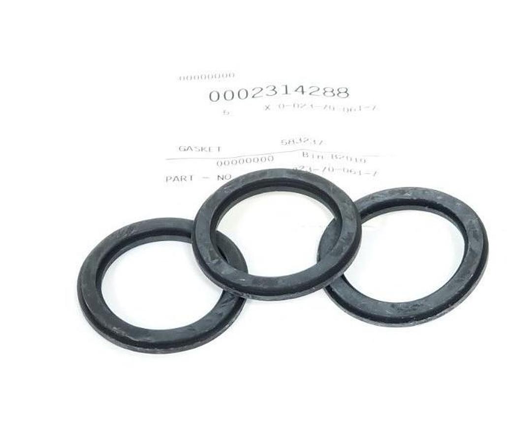 Used LOT OF 3 NEW KRONES 0-023-70-061-7 GASKETS 583237 0023700617