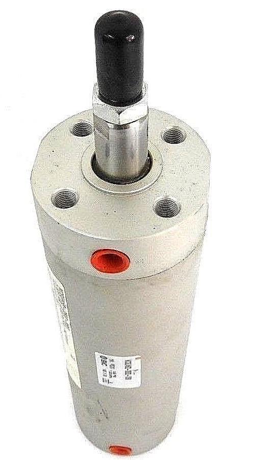 Used NEW SMC NCGUN63-0600-XB9 AIR CYLINDER MAX. PRESS: 145 PSI, 1.00 MPA